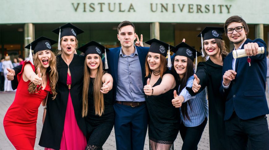 absolwenci, studenci, śmiech, biret, dyplom, garnitur