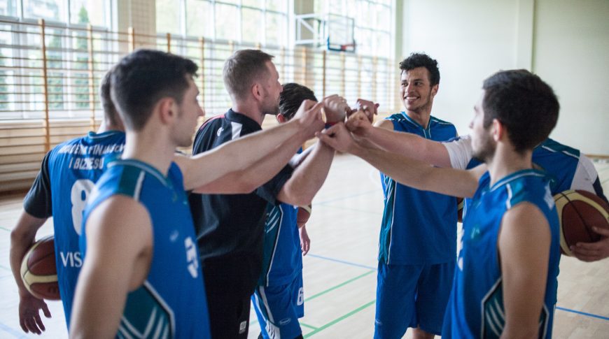 koszykarze, grupa, mecz, piłka, sport