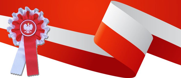 kotylion, Polska, flaga, grafika, godło