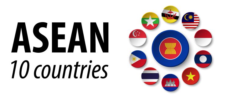 asean 10 countries of Asia
