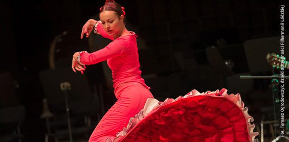 flamenco, kobieta, tancerka