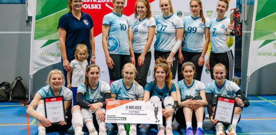 siatkarki, sportowcy, grupa, hala, ścianka